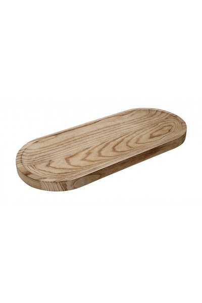 ESPIEL XXL Οβάλ Ξύλινη Πιατέλα Σερβιρίσματος 70x30x4εκ.