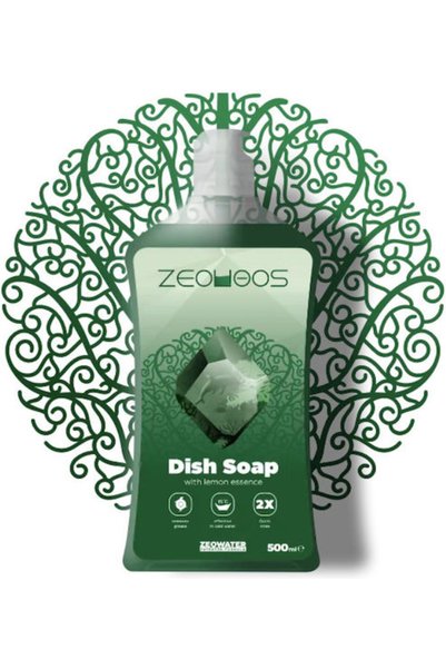 Zeo Ζεόλιθος Απορρυπαντικό Πιάτων 500 ml - Άρωμα Λεμονιού, Απομάκρυνση Λίπους