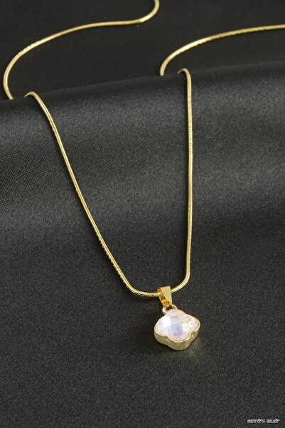 ZERO LAND Spt-Gld Flower Steel (145125) Necklace Yellow
