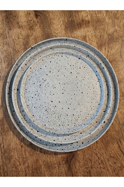 Kütahya Porselen 28 Cm, 24 cm and 20 cm Presentation Plates, Pizza Plates