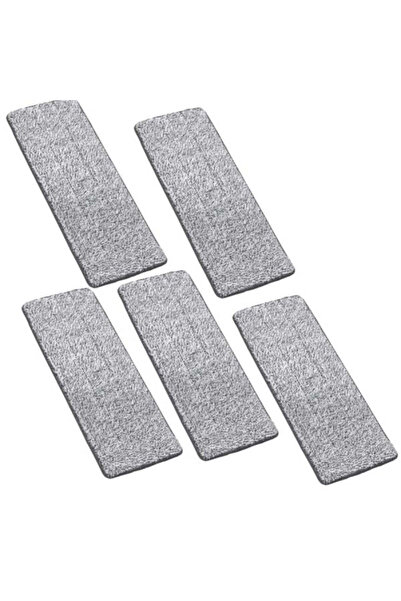 Vivendo Set of 5 refills for flat mop with 2 buckets, microfiber, high absorp...