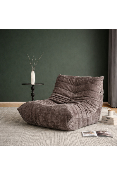 Vivendo Beanbag Pouf Armchair, Modern Relaxation Chair, 87 x 100 x 70 cm