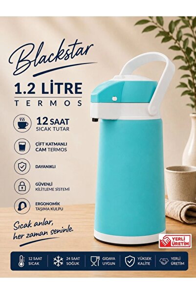 Galeriyo 1.2 Litre Su Termosu Çay Termosu Piknik Termosu