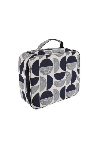 Plastona Νεσεσέρ με γκρι-μαύρους κύκλους 9x26x22 εκ.