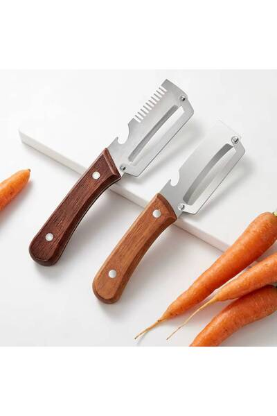 Vivendo Set 2 curatatoare multifunctionale 2 in 1 pentru fructe si legume, cu...