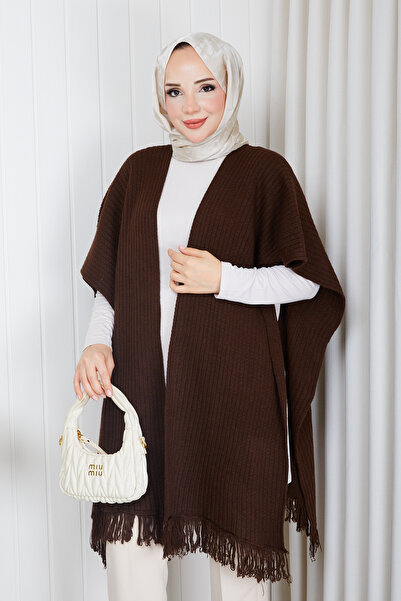 Pamuk Butik Women's Tight Woven Knitwear Shawl