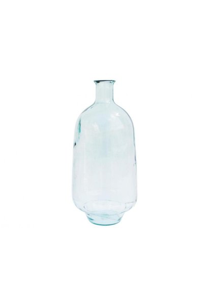 Plastona Γυάλινο βάζο, ανακυκλωμένο, διαφανές Υ60εκ.