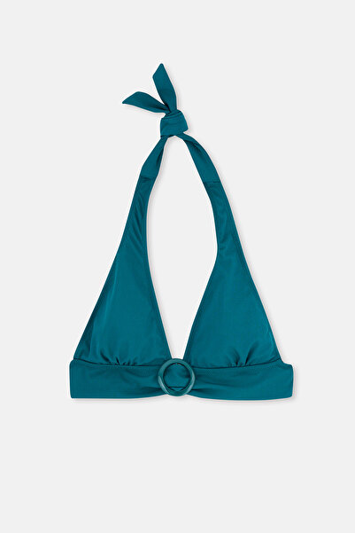 Dagi Top de bikini triunghiular verde