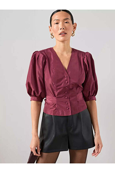 Sheya Cămașă, bordo - 3XL