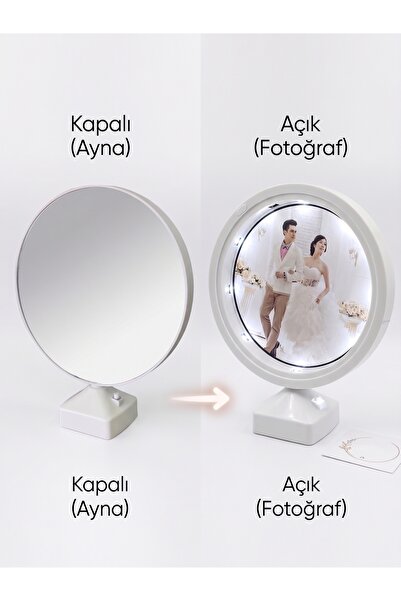 Genel Markalar İmza Çiçek & Hediye Sihirli Ayna Işıklı LED Fotoğraf Çerçevesi...