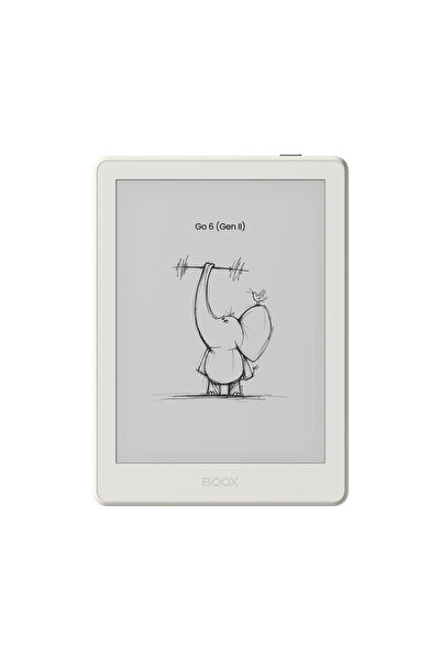 BOOX Go 6 (Gen II) E-Reader 6-Inch 300 PPI 3GB+32GB Android 11 - White
