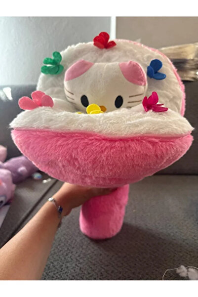 Vardem Buket (Çiçek) Şeklinde 40 cm Peluş Oyuncak Hediye Özel Yapım