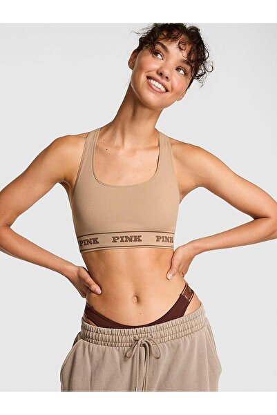 PINK Seamless Çift Yönlü Sporcu Sütyeni