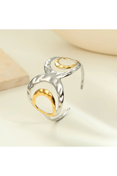 Peach Jewelry Βραχιόλι από ανοξείδωτο ατσάλι σε vintage στυλ, κλασικό γεωμετρ...