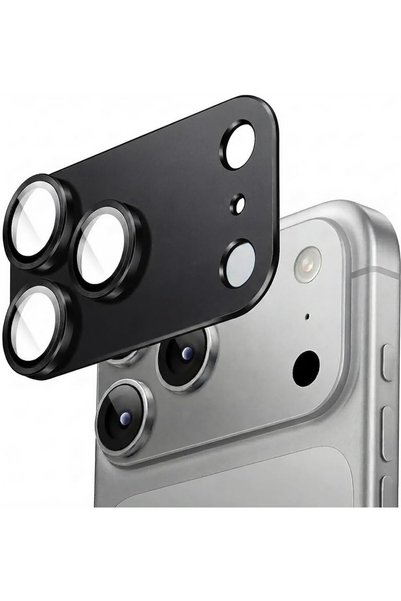 O Ozone Camera Lens Protector for iPhone 17 Pro Max| Metal Frame 9H Tempered ...