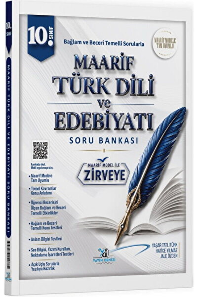 Yayın Denizi Yayınları Yayın Denizi 10. Sınıf Türk Dili ve Edebiyatı Maarif S...