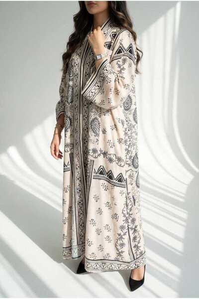 AYA Mwt1374 Printed Abaya |   Printed Abaya