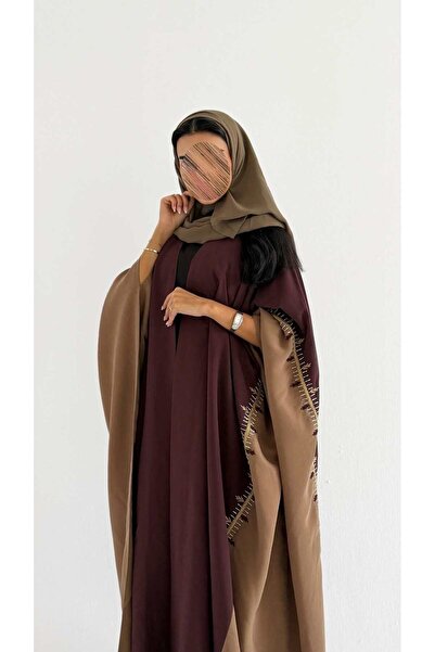 AYA MWT1468 عباية بتطريز شك