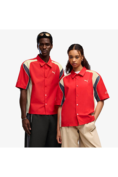 Puma Future Archive Unisex Kırmızı Gömlek