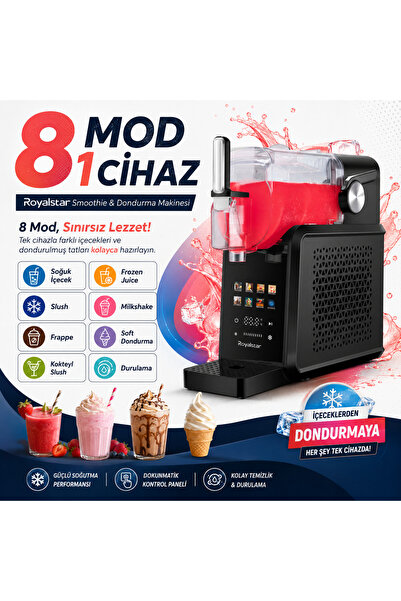 Royalstar 8 in 1 Smoothie ve Dondurma Makinesi