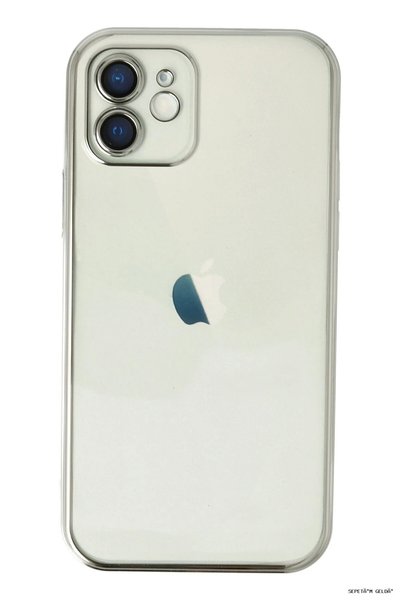 New Face Spt-Gld Newface iPhone 12 Case with Lens Silicone (160316) - Silver