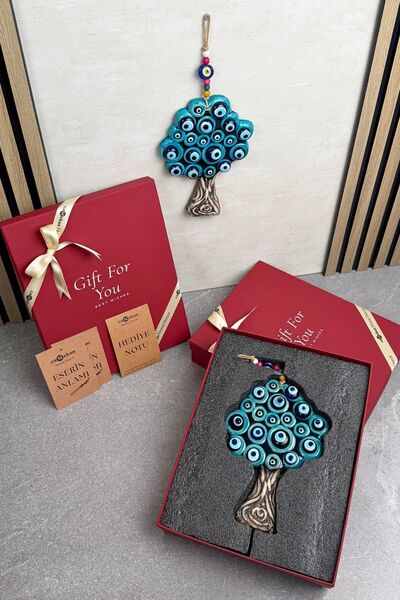 caMekan El Yapımı Seramik Gövdeli Hayat Ağacı Duvar Süsü | 23x16 cm Anlamlı H...