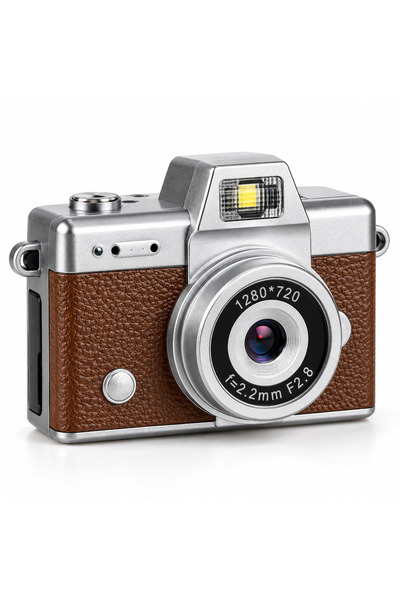 beemen Mini Retro Dijital Kamera 48 MP Fotoğraf 1080P Video 180° Döner Selfie...
