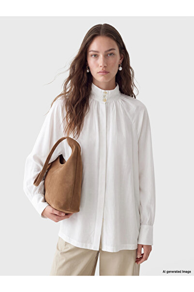 LC Waikiki Hakim Yaka 100% Cotton Women's Shirt Tunic