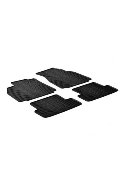 Gledring 0042 Πατάκια Αυτοκινήτου Renault Megane II 2002-2008 Μαύρα 4 Τεμάχια...