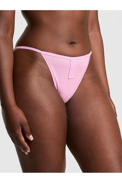 PINK Pamuklu String Bikini Külot