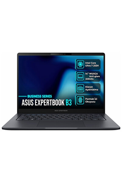 ASUS ExpertBook B3 Intel Core Ultra 7 255H 16GB 512GB SSD 14" WUXGA Freedos L...