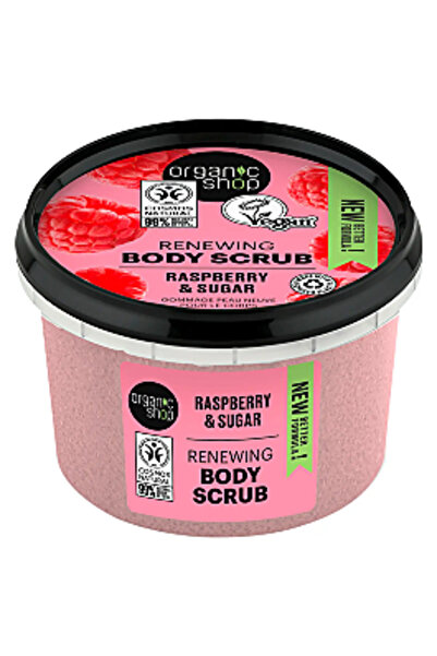 organic shop Scrub corporal cu zmeură 250 ml