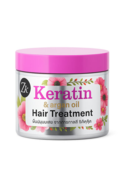 E keratin علاج زايكلوپ الاحترافي لإصلاح الشعر بالكيراتين والأرغان - 300 مل