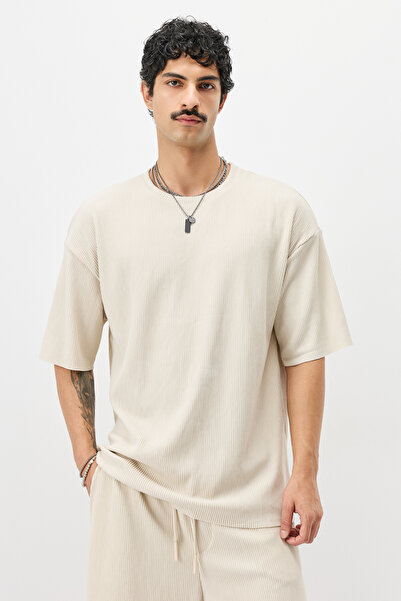 S13 Store Κοντομάνικο μπλουζάκι oversize με κορδόνια