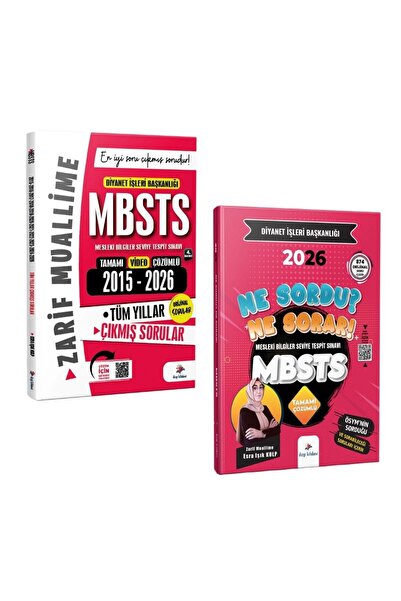 Dizgi Kitap 2027 DİB MBSTS 2015-2026 Tüm Yıllar Orijinal Çıkmış Sınav Sorular...