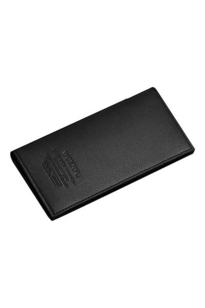 OUTAD Multifunctional Leather Wallet Black