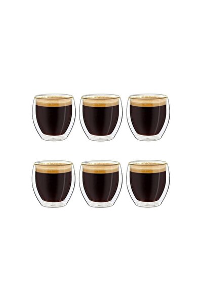 odjas Set 6 cesti de cafea, Sticla, 80 ml