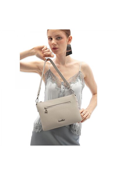 Benetton Bnt_1818 18X24X4 Kol Sı Bej Kadın Çanta