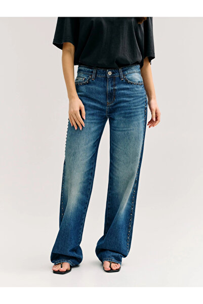 Guess Slouchy Kadın Palazzo Fit Jean