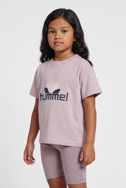 hummel JR BOXY GRAPHIC ΠΑΙΔΙΚΟ ΚΟΝΤΟΜΑΝΙΚΟ ΜΠΛΟΥΖΑΚΙ
