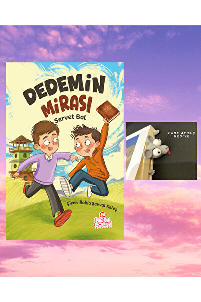 Nesil Çocuk Yayınları تراث ديدمين / هدية ميدالية على شكل فأر مغلق على رأسه
