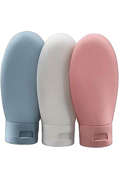WEZCHUGHAOL 3 Pcs Travel Bottle, 60 ml Leak Proof Refillable Squeezable Conta...
