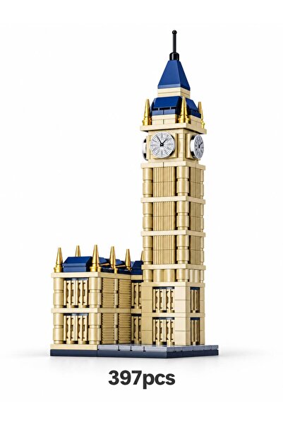 dehkah 3D Puzzle Big Ben Tower Model - 397 Pieces with Assembly Manual