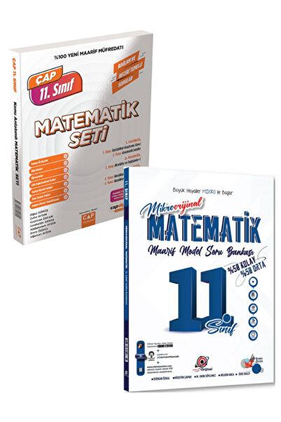 Orijinal Yayınları Çap 11. Sınıf Matematik Konu Anlatımlı ve Mikro Orijinal S...