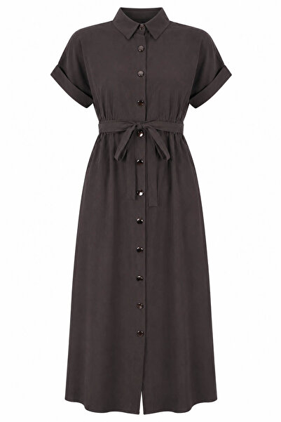 double E-019 فستان نسائي كاكي 27KD52000108