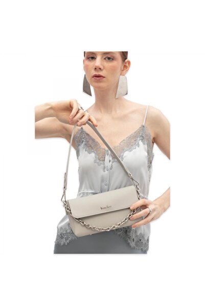 Benetton Bnt_1814 13X22X10 Kol Sı Bej Kadın Çanta