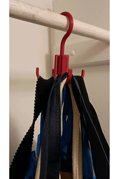 DU&ER 360 °   Rotating Bag Hanger Closet Organizer Bag and Accessory Holder