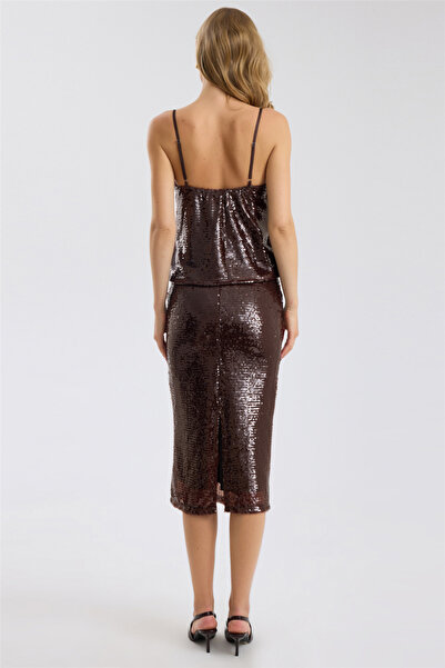 HomeStore Sequined Pencil Skirt