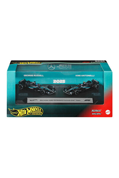 HOT WHEELS 1:64 Premium Formula 1 Pack of 2 Jmm89 - Mercedes-Amg Petronas For...