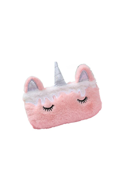OEM Penar de plus, Unicorn 3D, 20.5 x 9.5 cm, roz alb